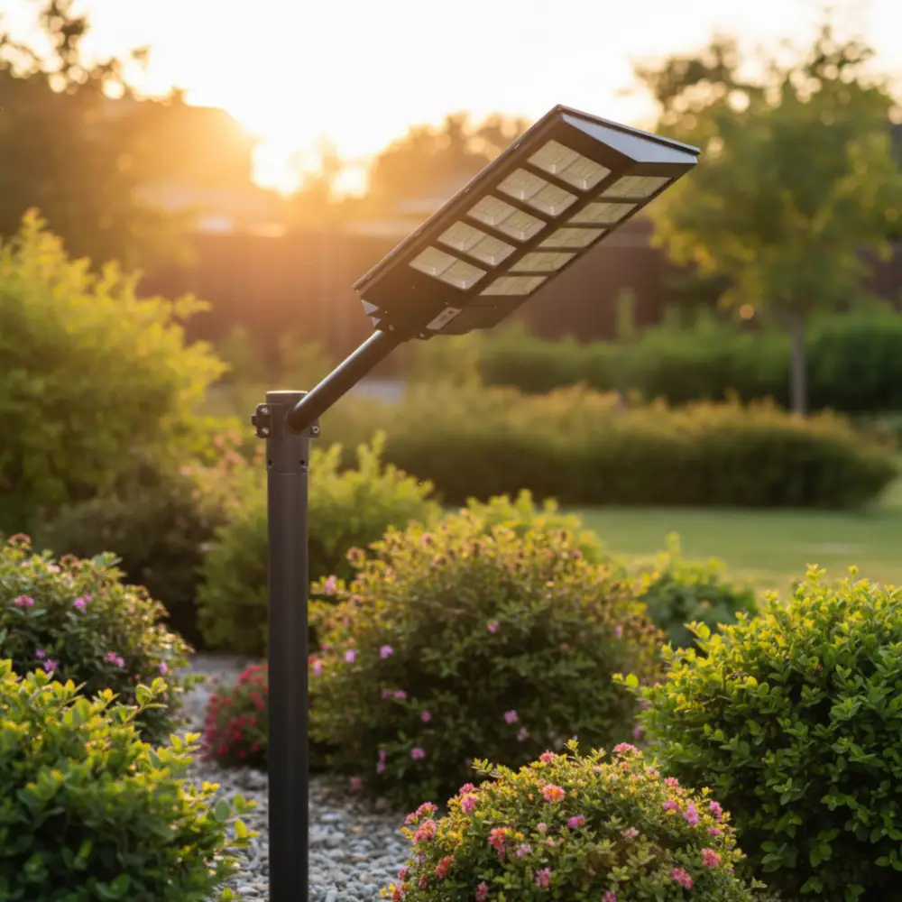 Lampione LED Esterno Solare 1200W, Sensore di Movimento, 18000mAh, IP65, con Telecomando e Staffa