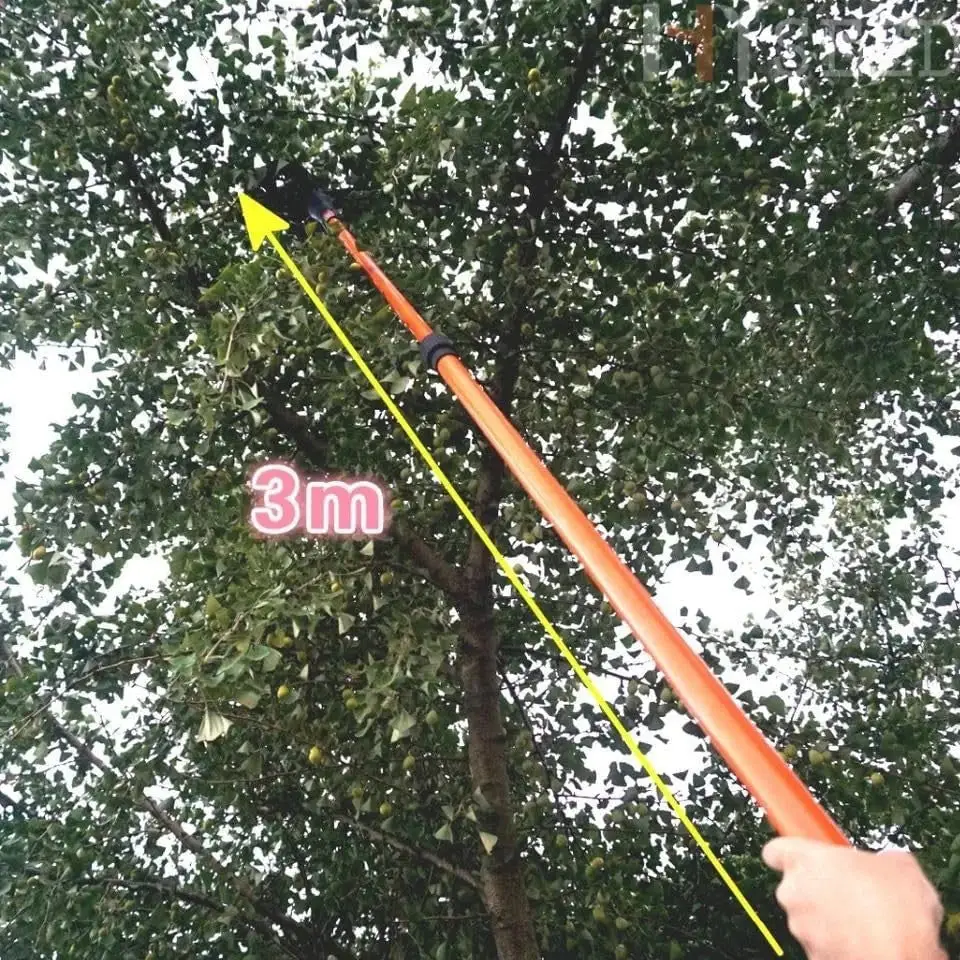 Abbacchiatore per Olive a Batteria, Scuotitore Elettrico Telescopico con Batteria 12V 400W