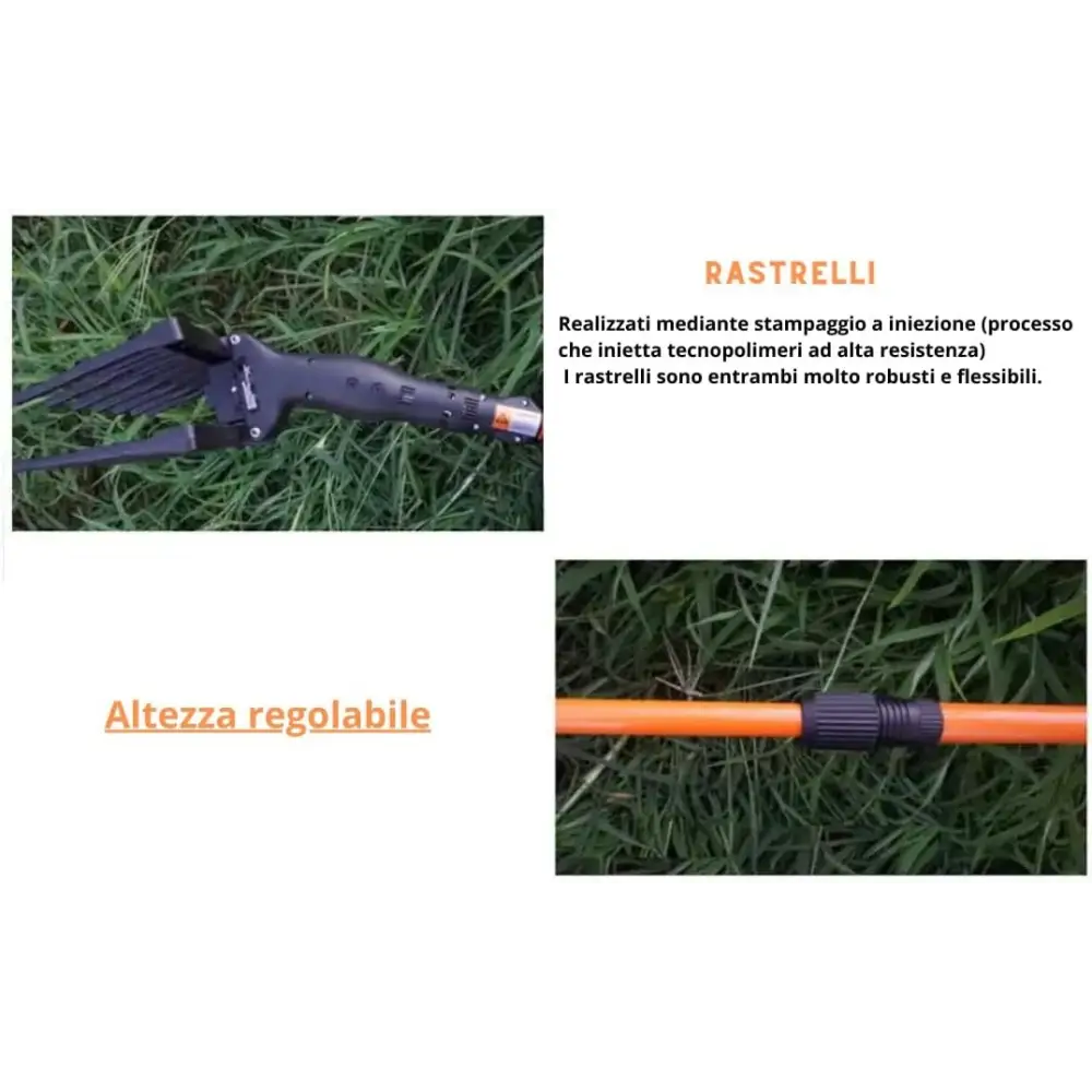 Abbacchiatore per Olive a Batteria, Scuotitore Elettrico Telescopico con Batteria 12V 400W