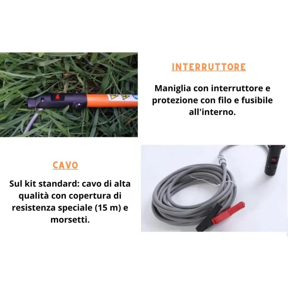 Abbacchiatore per Olive a Batteria, Scuotitore Elettrico Telescopico con Batteria 12V 400W