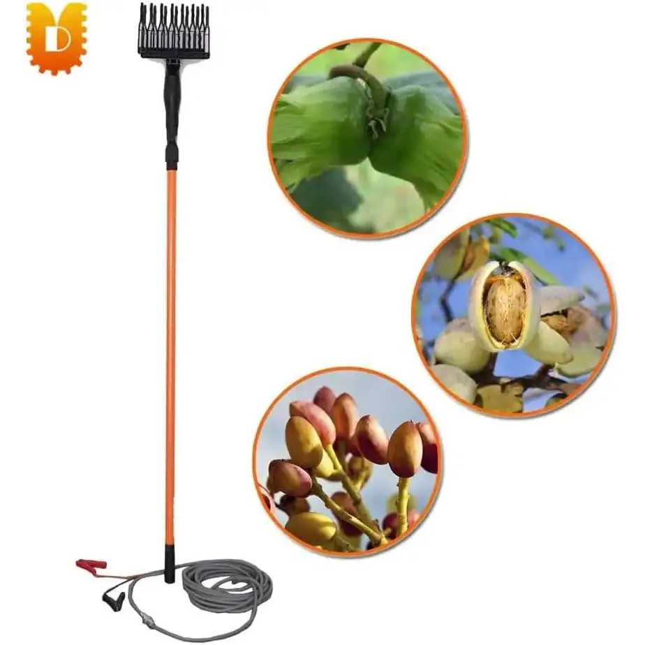 Abbacchiatore per Olive a Batteria, Scuotitore Elettrico Telescopico con Batteria 12V 400W