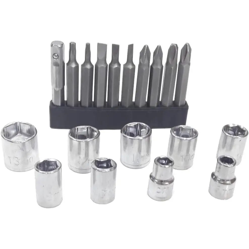 Cassetta Attrezzi Completa, Attrezzi da Lavoro 126 Pezzi Piu Trapano Avviatore.