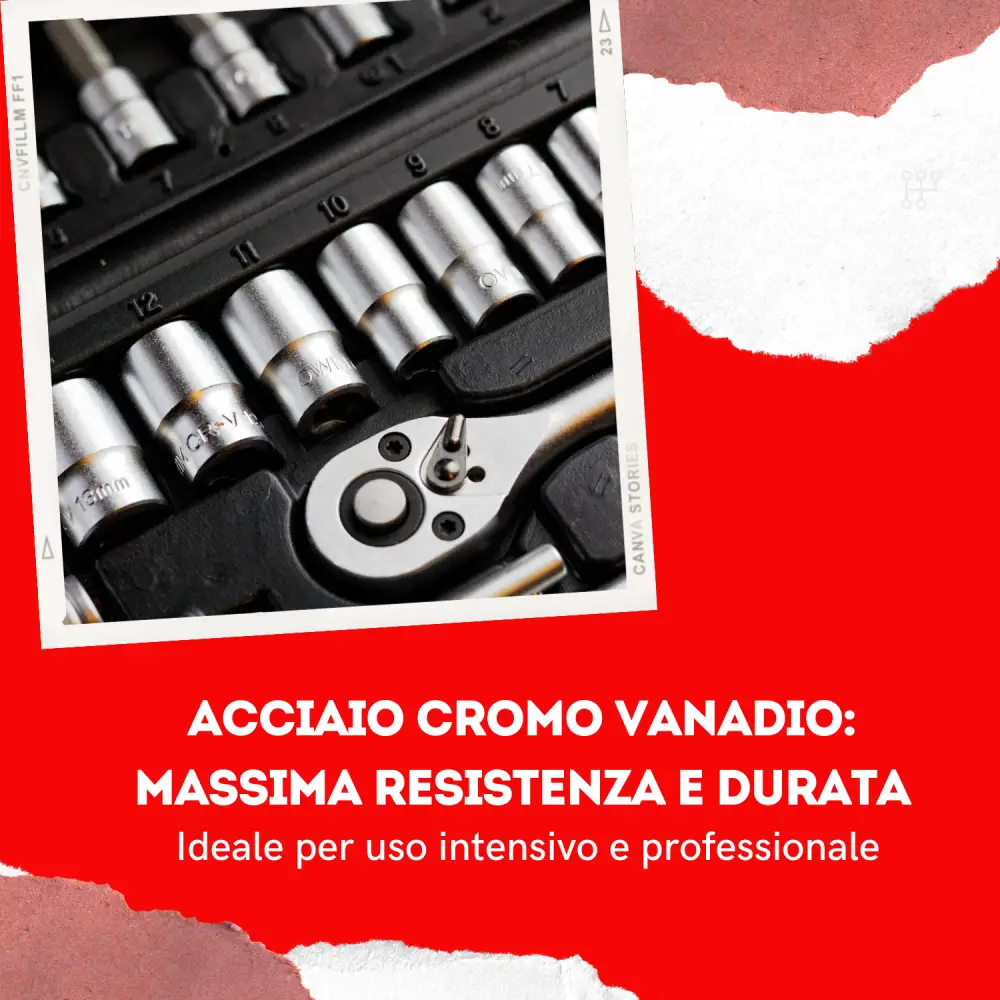 Cassetta Attrezzi Set Completo a Trolley 849 Pezzi Professionali in Acciaio.