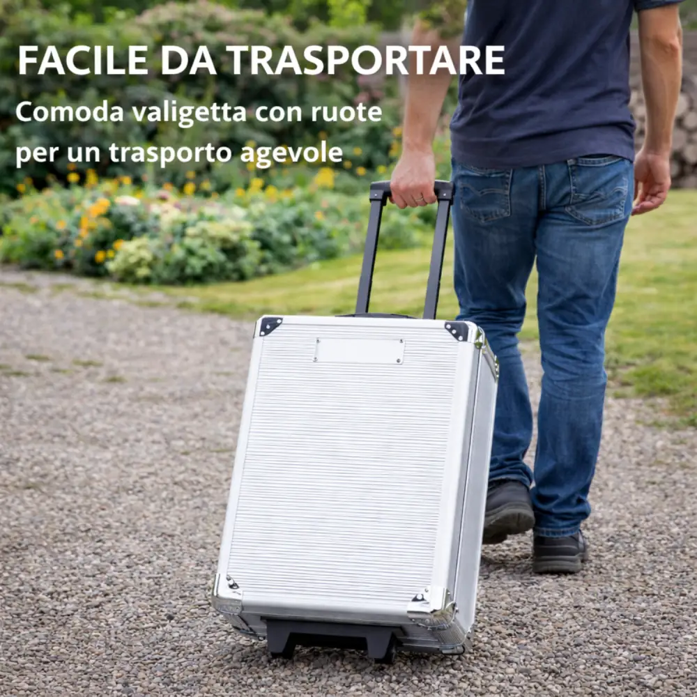 Cassetta Attrezzi Set Completo a Trolley 849 Pezzi Professionali in Acciaio.