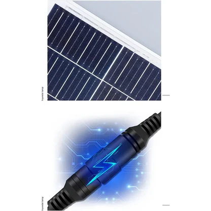 Faretto Led Esterno con Pannello Solare, Faro a Led da Giardino 1000w