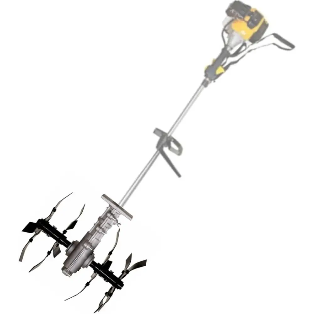 Gruppo Zappette per Decespugliatore e Motozappa, Fresa con Ingranaggio a 9 Denti, Tubo Ø26 mm - Strumenti Professionali per Orti e Giardini