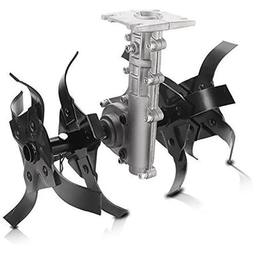 Gruppo Zappette per Decespugliatore e Motozappa, Fresa con Ingranaggio a 9 Denti, Tubo Ø26 mm - Strumenti Professionali per Orti e Giardini