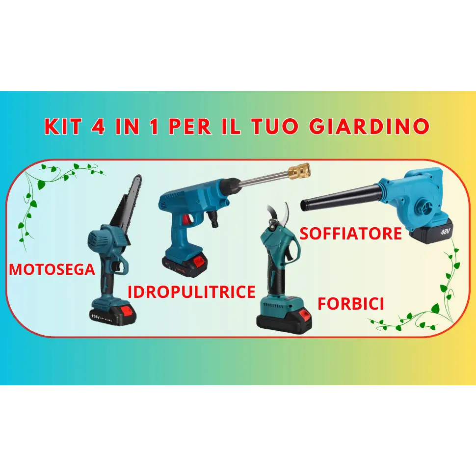 KIT GIARDINAGGIO 4 IN 1