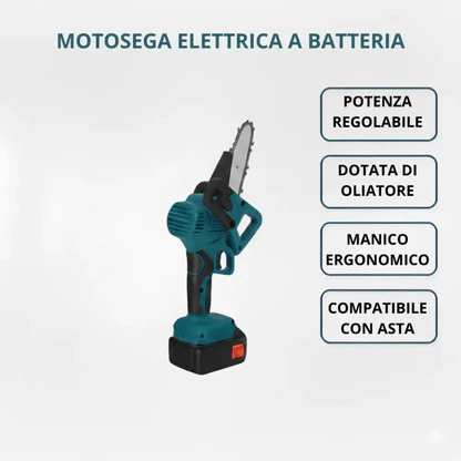 Kit Potatura 3 in 1 a Batteria 36V con 2 Batterie, Forbice Elettrica + Mini Motosega 6 con Oliatore + Decespugliatore Elettrico, Strumenti da Giardino con Accessori e Caricatore Inclusi