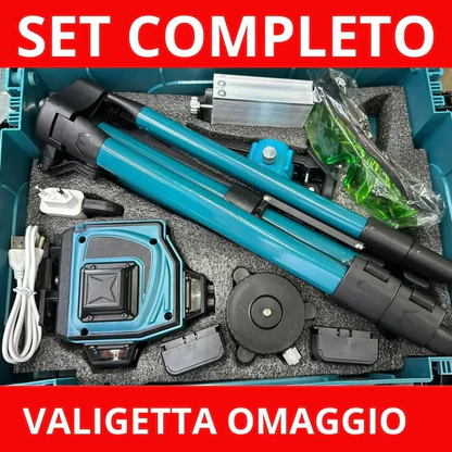 Livella laser Autolivellante 360° 4D, Laser 16