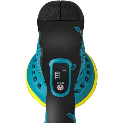 Lucidatrice Auto Orbitale, Kit Professionale con 2 Batterie, Spugna da 125 mm, 8 Velocità Regolabili