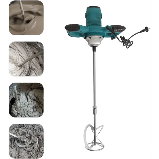 Miscelatore Professionale 2600W a 6 Velocità – Per Malta, Cemento e Colla