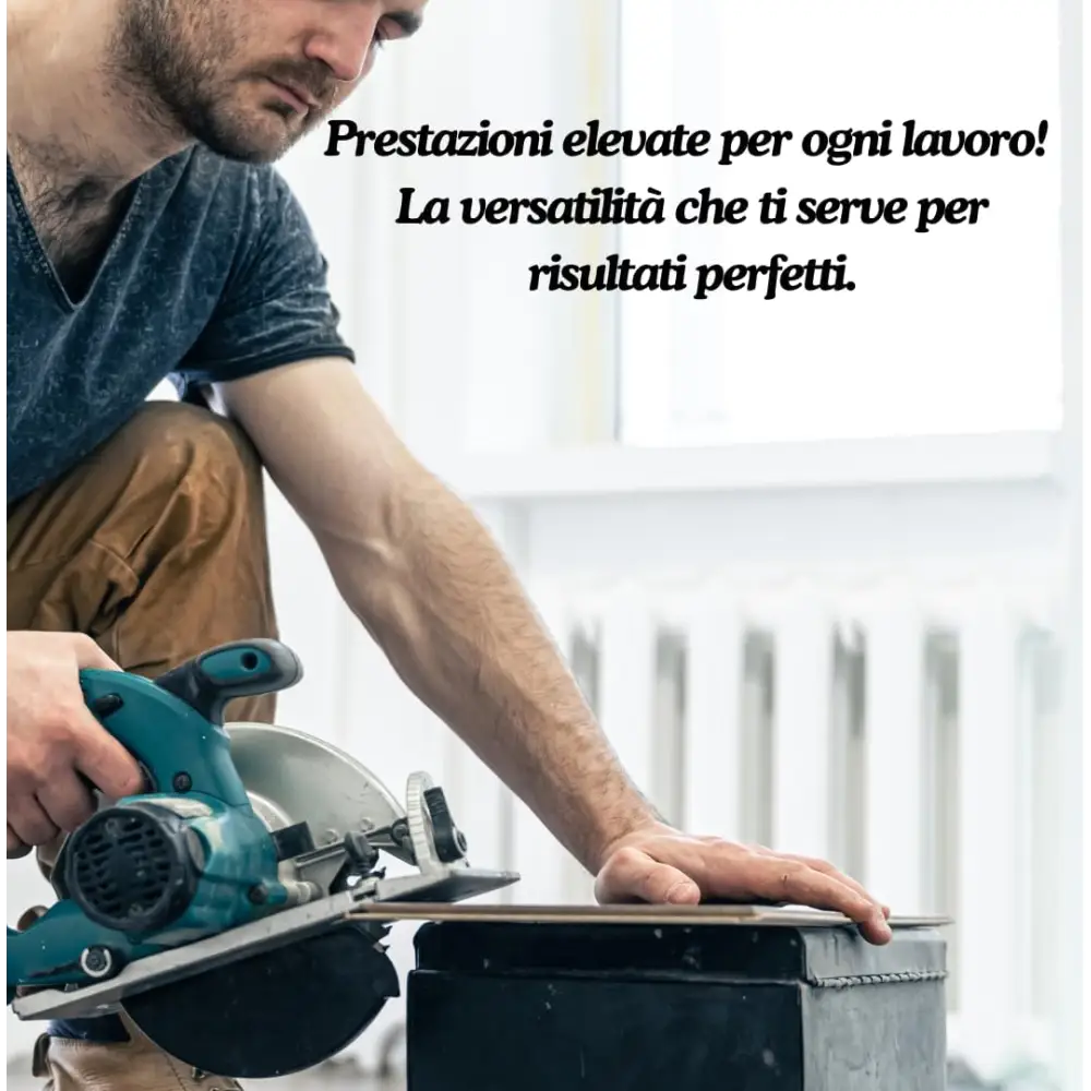 Sega Circolare per Legno, Seghetto Elettrico Multiuso per Legno, Marmo e piastrelle, Potenza 1250W, Lama da 105 mm 4 pollici.