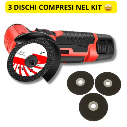 Set Saldatrice Inverter 400A MMA IGBT, + Mini Avvitatore + Mini Smerigliatrice, con 2 Batterie 48V e Caricatore, Kit Professionale Compatto e Potente con Display LED, 3 Dischi