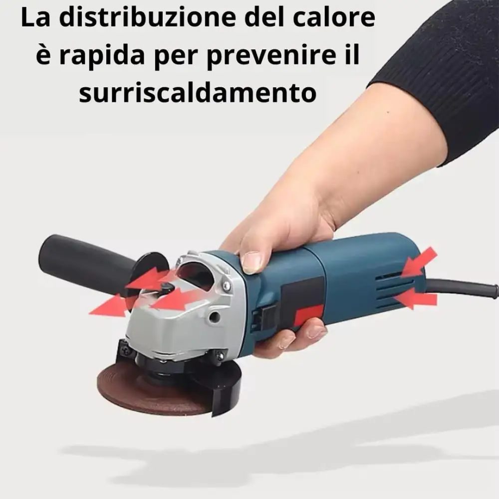 Smerigliatrice Angolare 1000 Watt + Saldatrice Inverter Mini MMA 400A, Compatta, Potente, con Tecnologia IGBT, VRD, Display LED, per Elettrodo e Lift TIG,Kit Professionale.