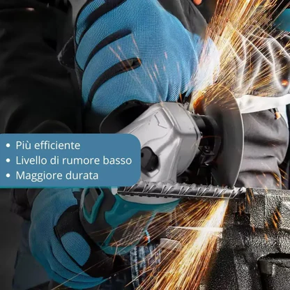 Smerigliatrice Angolare 1000 Watt + Saldatrice Inverter Mini MMA 400A, Compatta, Potente, con Tecnologia IGBT, VRD, Display LED, per Elettrodo e Lift TIG,Kit Professionale.