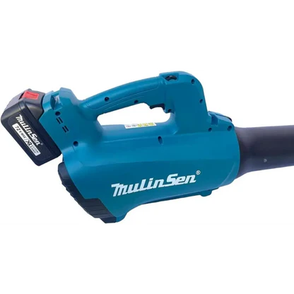 Soffiatore a Batteria per Giardino, Soffiatore Elettrico con 2 Batterie 4.0Ah