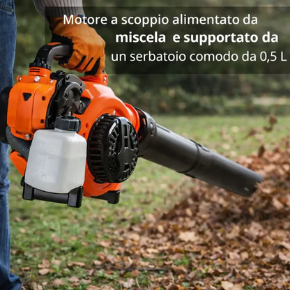 Soffiatore a Scoppio + Aspiratore 2 Tempi 25,4 cc – Compatto e Leggero.