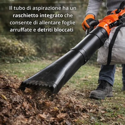 Soffiatore a Scoppio + Aspiratore 2 Tempi 25,4 cc – Compatto e Leggero.