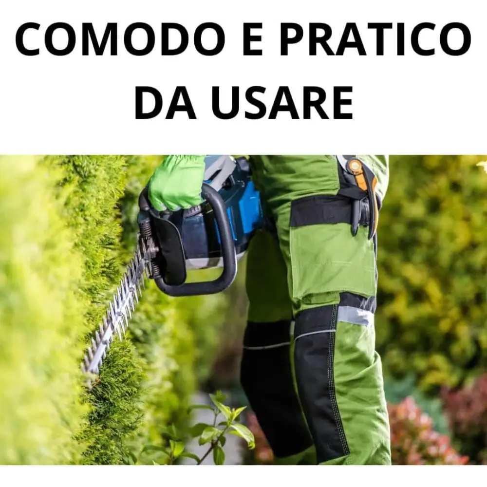 Tagliasiepi a Batteria 72V 5.0Ah con Lama da 50 cm e 2 Batterie, Tosasiepi Elettrico Potente e Leggero, Inclusa Mini Motosega da 6 Pollici per Potatura e Giardinaggio