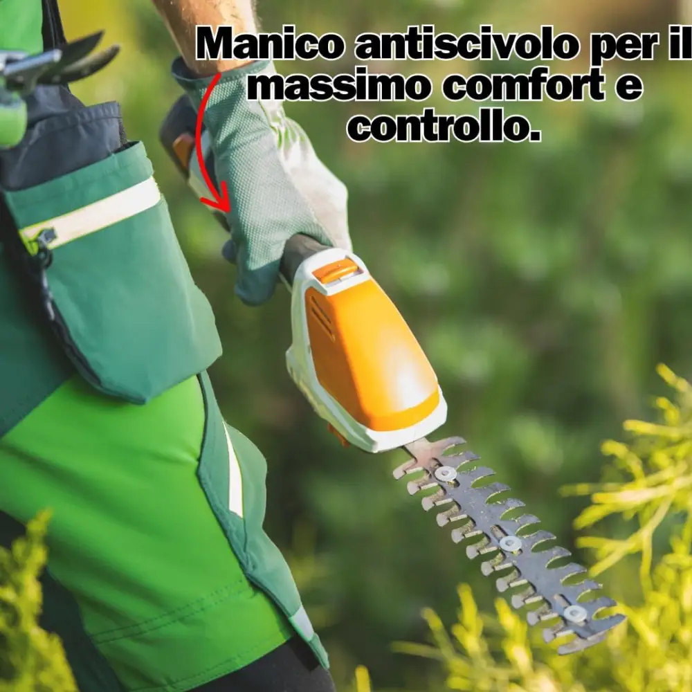 Tagliasiepi a Batteria Tosaerba a Batteria 12V, Strumento 2 in 1 con Autonomia di 60 Minuti, Lame Intercambiabili 14 cm per Siepi